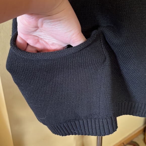 YES/NO Size MEDIUM Oversized VNeck Cotton Vest 1-Pocket LagenLook Slouch $98 NEW - Picture 9 of 10